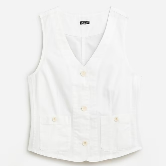 NWT J. Crew Patch-pocket Chino Vest - Picture 3 of 8